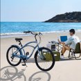 thumbnail image 6 of Beach Bike, 26"Inches Cruiser Bike with 7 Speed for Women and Men, Bicycle with Double Brakes and Durable Steel Frames, Blue, 6 of 6