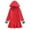 #185-Red, variant on AUNVITO Girls Hooded Dress Long Sleeve Solid Color Casual and Comfortable Everyday Wear