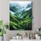 thumbnail image 4 of Qisvanset Framed Canvas Wall Art 12x16 Inch Lush Green Mountain Valley Peaceful Nature Art, 4 of 5