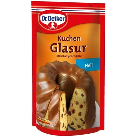 Dr Oetker Hell Kuchen Glasur 125g/4.4oz Milk Chocolate (Best Chocolate Icing With Real Chocolate)