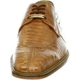thumbnail image 2 of Mens Belvedere New Exotic Siena Genuine Ostrich Leather Burned Amber Brown 1463, 2 of 7