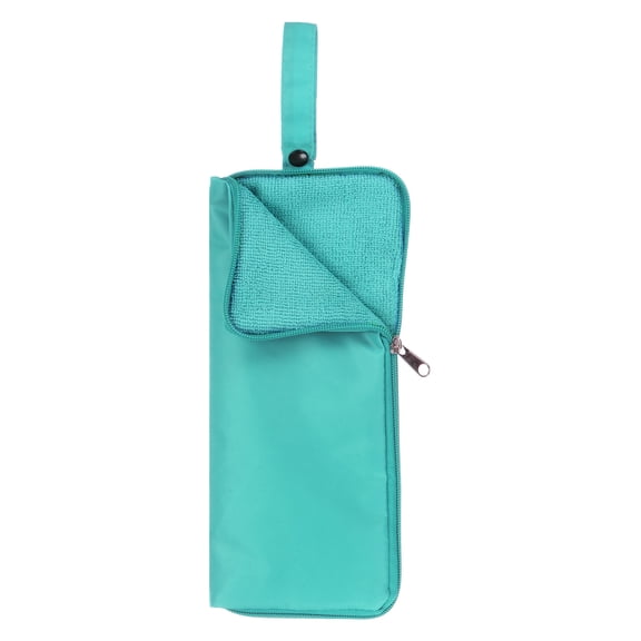 Umbrellas Bag Carry Bag 4.9"x11" Portable Reversible Wet Umbrella Sleeve Folding Cover Waterproof Pouch Case Sky Blue