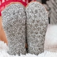 thumbnail image 2 of Gibobby Calcetines navideños Calcetines de suelo de otoño e invierno para mujer, calcetines gruesos antideslizantes para , zapatos cálidos y de felpa, calcetines de Yoga (Gris, Unitalla), 2 of 5
