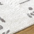 thumbnail image 6 of Mark&Day Washable Rugs, 3x7 Shareef Modern Charcoal Runner Area Rug, Grey Light Beige Carpet for Hallway, Kitchen, Bedroom or Living Room (2'7" x 7'3" Runner, Machine Washable), 6 of 7