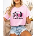 thumbnail image 2 of Tackle Breast Cancer Shirt for Women, Teens & Kids Pink Ribbon Football Game Day Tee Pink Shirt Adult Small, 2 of 4