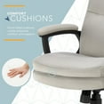 thumbnail image 4 of Click365 Classic Comfort Executive Office Chair Bonded Leather Gray, 4 of 9