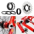 thumbnail image 3 of koolsoo Bike 21T Single Speed Cassette Set Conversion Kit Sprocket Freewheel Black, 3 of 9
