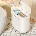 thumbnail image 4 of Guardoinrt ABS Bathroom Sensor Trash Can easy to place Contactless Garbage Disposal Wide Mouth Kitchen Size Is Appropriate, 4 of 6