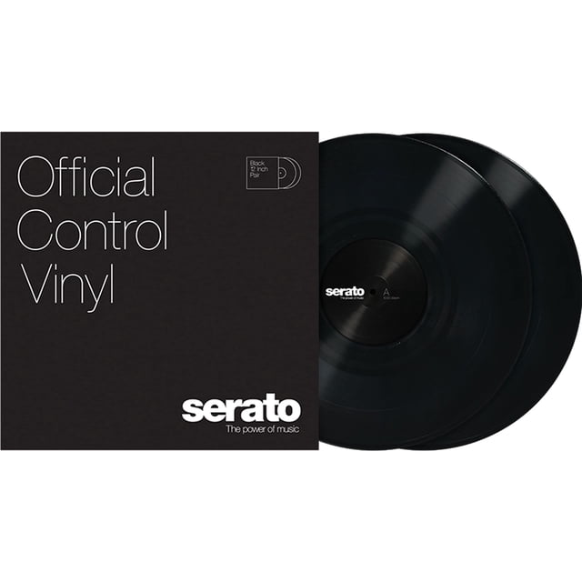 Serato Performance Series Official Control Vinyl (Pair) Black