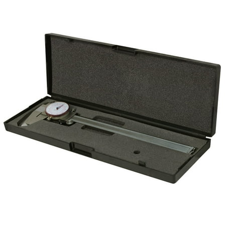 Reading Dial Caliper - 8'' / 200MM Dual Reading Dial Caliper Shockproof Scale Metric SAE Standard INCH