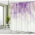 thumbnail image 5 of Ambesonne Abstract Shower Curtain, Circles Digital, 69"Wx75"L, Coconut Violet Lilac, 5 of 5