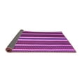 thumbnail image 2 of Ahgly Company Indoor Rectangle Abstract Purple Contemporary Area Rugs, 2' x 5', 2 of 4