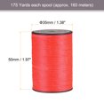 thumbnail image 2 of Thin Waxed Thread 175 Yards 0.45mm Polyester String Cord for Machine Sewing Hand Quilting Weaving, Coral Pink, 2 of 5