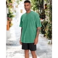 thumbnail image 4 of Camiseta ADOREJOY XL oversize vintage lavada verde claro, 4 of 9