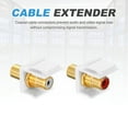 thumbnail image 4 of 4 Pcs RCA Coaxial Cable Connector for Wall Plate and Patch Panel,Gold, 4 of 6