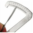 thumbnail image 2 of Calibrador de cera de acero inoxidable, regla dental, herramientas de medición triangulares, regla de cera de laboratorio dental, 2 of 5