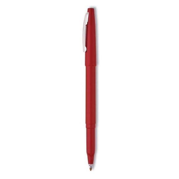 Rolling Writer Roller Ball Pen, Stick, Medium 0.8 Mm, Red Ink, Red Barrel, Dozen | Bundle of 2 Dozen
