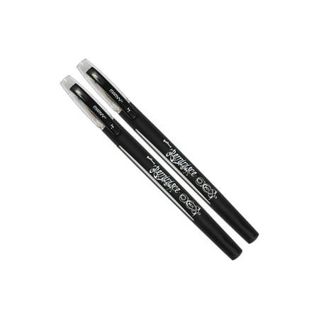 UPC: 0842497170282 | Marvy Uchida Gel Pens 0.7 mm Black 2/Pack (6534963a) 6534963A