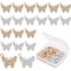 thumbnail image 1 of Colgantes de estrella con forma de corazón y lágrima de diamantes de imitación, dijes de aleación con forma de mariposa y luna, dijes colgantes de corazón de San Valentín para hacer collares y joyas., 1 of 9