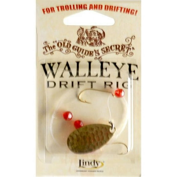 Lindy Old Guides Secret Drift Rig Fishing Lure Rig Hammered Brass 36 in
