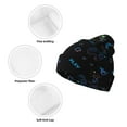 thumbnail image 3 of Pofeuu Gamepads Print Beanie Hat for Men Women Knit Winter Hat Warm Cuffed Skull Beanie Slouchy Soft Unisex, 3 of 6