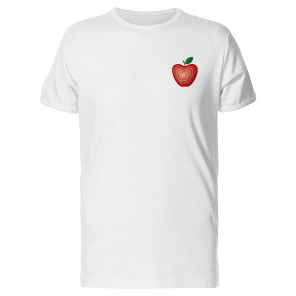 Paper Art Of A Red Apple Tee Men's -Image by Shutterstock