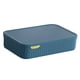 thumbnail image 5 of Organizador de cajones para armario, organizador de ropa interior con tapa, apilable y resistente. Azul, 5 of 8
