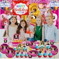 thumbnail image 6 of Boss Baby White Girl Party Supplies 13th Decor Kit Balloons Birthday Cake Topper Decorations, 6 of 6