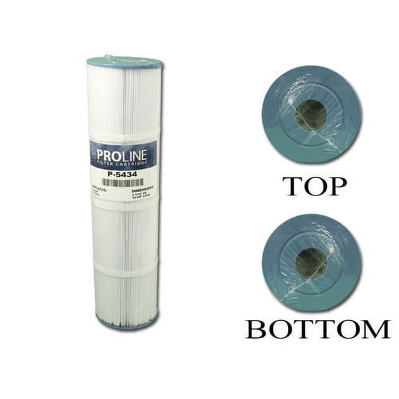 Filter Cartridge, Proline, Diameter: 5-3/16", Length: 19-5/8", Top: Closed, Bottom: 1-5/8" Open, 58 sq ft