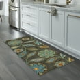 thumbnail image 2 of Maples Rugs Reggie Bohemian Floral Dark Grey Washable Hallway Runner Rug, 2' x 5', 2 of 6