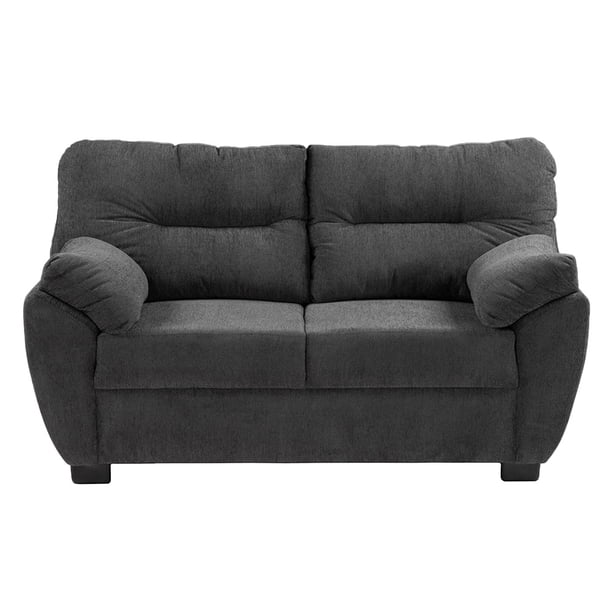 Love Seat DICASA Monza 2 Plazas Gris Carbon para Salas