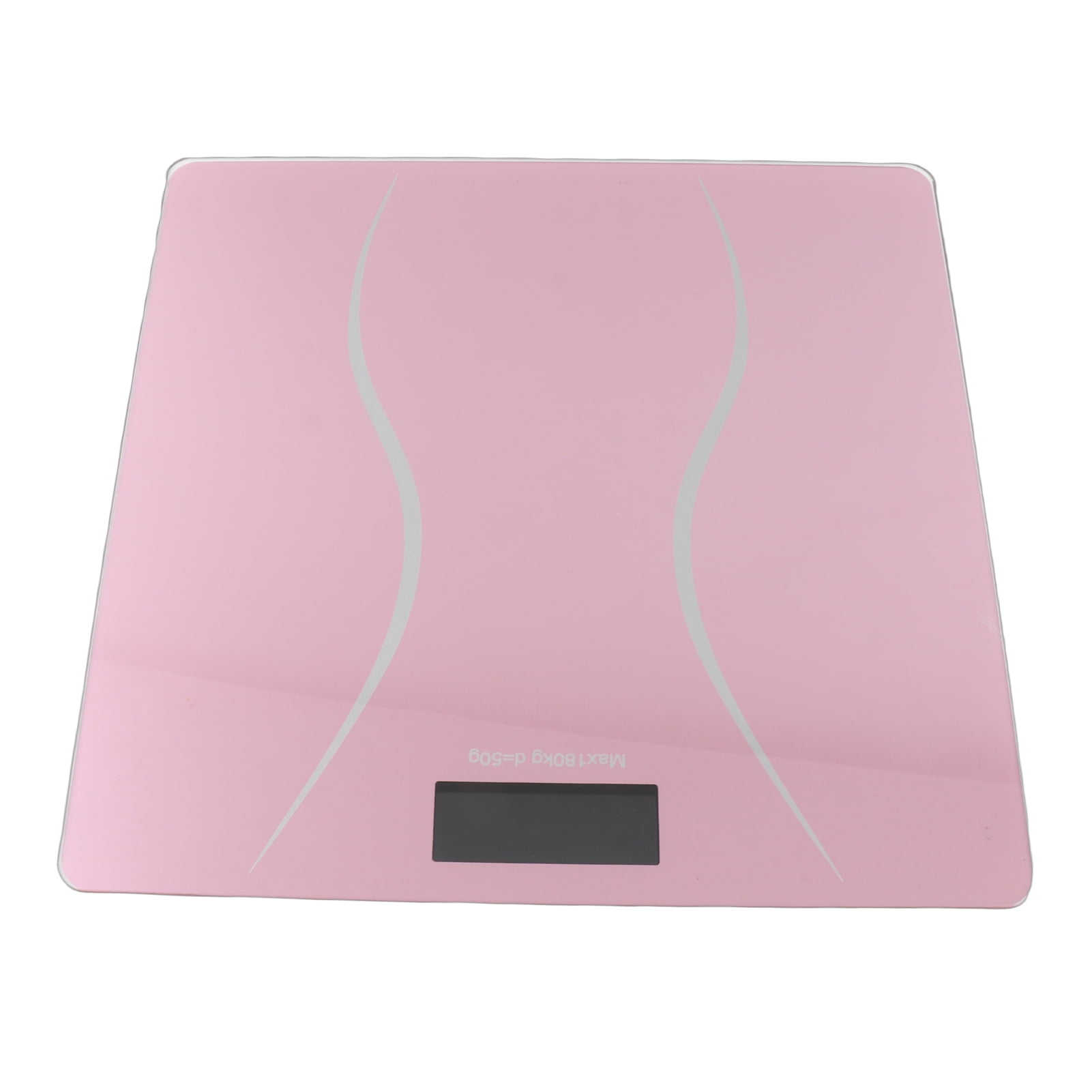 M Buder 400lb Digital Body Weight Scale Electronic LCD Backlight Display Ultrathin Auto-On Pink