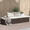 Brown, variant on vidaXL Patio Bed Outdoor Daybed Sofa Lounge Chair Patio Furniture Poly Rattan