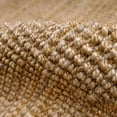 thumbnail image 4 of Hauteloom Moncton Handwoven Sea Grass Jute Rug - Natural Fiber Area Rug - Natural Fringe Tassel - Rattan Wicker Look Carpet - Brown - 7'6" x 10'6" (8x10), 4 of 17