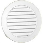 Duraflo 626053-00 Round White Gable Vent