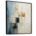 thumbnail image 2 of Designart "Christian Cross Geometric Mosaic" Christianity Floater Framed Wall Art Prints, 2 of 5