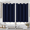 Navy, variant on Yakamok 36 Inch Length Black Blackout Curtains for Bedroom, Thermal Insulated Room Darkening Grommet Top Window Drapes for Living Room,42W x 36L,2 Panels