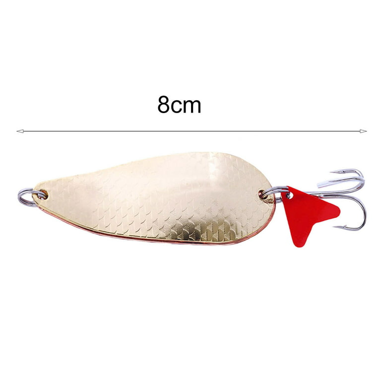 Opolski Fishing Lure with Hook Double Layer Leech 8cm-43g