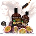 thumbnail image 2 of Maximilian Passion Fruit Black Seed Oil Curly Hair Shampoo and Conditioner Set- Extra Volumizing, Strengthing, Moisturizing, Hydration and Shine - Sulfate Paraben Free - (2 x 16.9 Fl Oz / 500mL) C32, 2 of 3