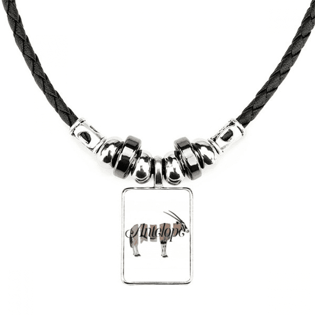 antílopes separados. collar a mano colgante de cuerda de cuero Unbranded M
