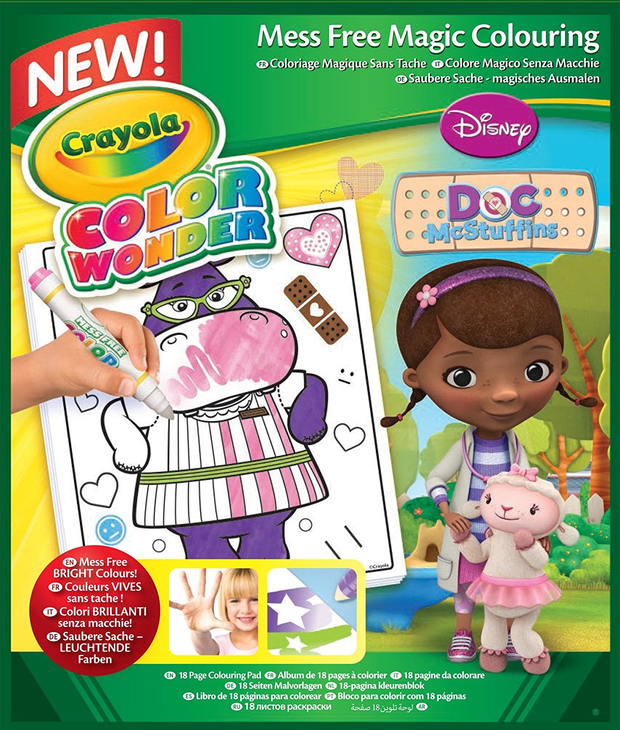 Color Wonder Coloring Pad Doc Doc McStuffins McStuffins Go Activity Item Dory Planes Book Doc To Paper30 Pack 96 Wonder Sheets Addition