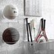 thumbnail image 2 of Piao Wall Mounted Ball Storage Sports Ball Holder Rack Display Storage Steel (black), 2 of 4