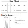 thumbnail image 3 of uublik Womens Capri Pants High Waist Jeggings Skinny Pants Pull on Leggings with Pockets Trendy Casual Pants, Blue, 3 of 6