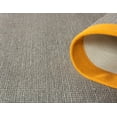 thumbnail image 6 of Unique Loom Sisal Vintage Solid Print Traditional Area Rug, Gray/Yellow, 96" x 60", 6 of 9