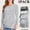 0-Dark gray/Light Gray/White stripe, variant on Bearsland Women's Long Sleeve Maternity Shirts Casual Tunic Side Ruched Tops Pregnancy Clothes 3-Pack