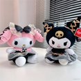thumbnail image 2 of Sanrio Black Gold Series Muñecas De Peluche Cinnamoroll Kuromi Melody Hello Kitty Juguetes Para Niños Regalo Para 3 Fivean unisex, 2 of 2
