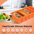 thumbnail image 2 of 2-Pack Silicone Freezer Trays with Lid, 2 Large 2-Cup(500Ml) & 6 Small 1/2-Cup(1, 2 of 10