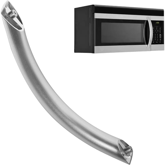 MEB41909001 Microwave Handle Compatible with LG LMV1760ST, LMV1764st 00, LMV1762st 01 , LMV1683ST, LMV1765ST, LMV1680ST, MV1746ADL, Replace for AP4991720、PS3535309、EAP3535309 1398468. Metal