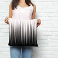 thumbnail image 2 of Black White Pillow Covers 26x26 Inch Decorative Throw Pillow Cover, Modern Geometric Abstract Gradient Striped Sofa Pillowcases Accent Cushion Case Home Decor Bedroom Living Room, 2 of 6