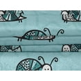 thumbnail image 5 of oneOone Velvet Turquoise Blue Fabric Wreath Personalized Name Fabric For Sewing Printed Craft Fabric By The Yard 58 Inch Wide, 5 of 5